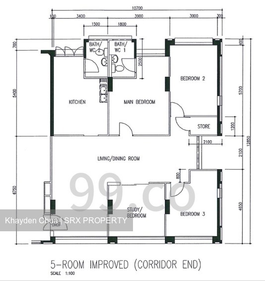 Blk 50 Lorong 5 Toa Payoh (Toa Payoh), HDB 5 Rooms #619646011
